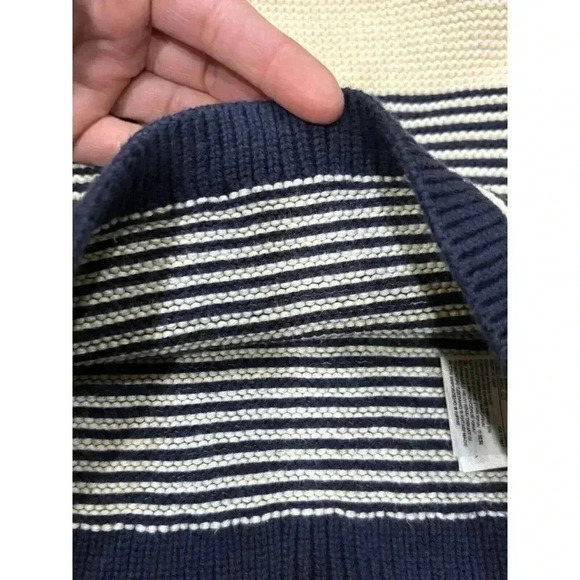 Lot Of 2 Baby Gap Sweaters 6-12 Months Neutral Gray Blue - Picture 4 of 13